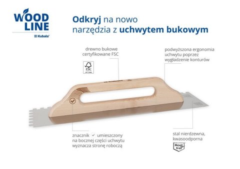 PACA NIERDZEWNA GŁADKA 130*480 ZĄB 6*6 WOOD LINE PACA NIERDZEWNA GŁADKA 130*480 ZĄB 6*6 WOOD LINE