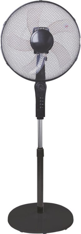 WENTYLATOR PODŁOGOWY 40CM CZARNY Z PILOTEM