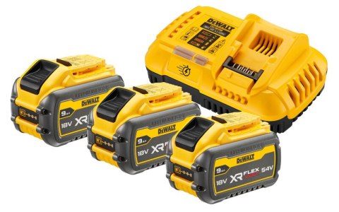 ZESTAW ZASILAJĄCY ŁADOWARKA XR 54V + 3*9.0AH ZESTAW ZASILAJĄCY ŁADOWARKA XR 54V + 3*9.0AH