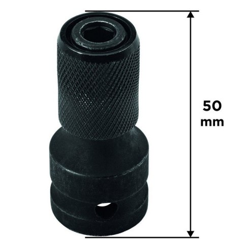 ADAPTER Z 1/2' KWADRAT NA 1/4'HEX GRAPHITE