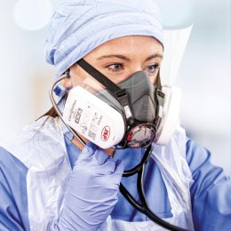 JSP PÓŁMASKA FORCE8 Z FILTRAMI PRESSTOCHECK P3 JSP
