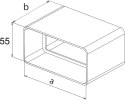 ŁĄCZNIK KANAŁU 220*55 ŁĄCZNIK KANAŁU 220*55