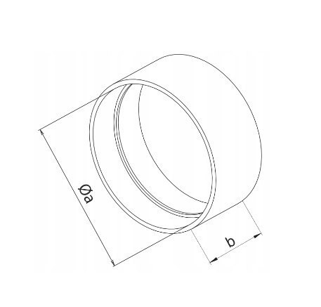ŁĄCZNIK KANAŁU OKRĄGŁEGO 150MM ŁĄCZNIK KANAŁU OKRĄGŁEGO 150MM