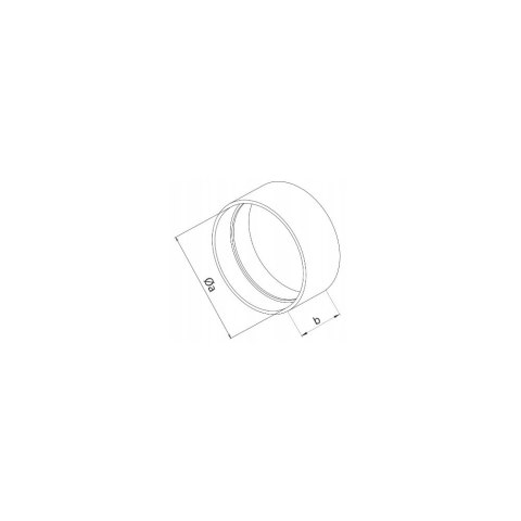 ŁĄCZNIK KANAŁU OKRĄGŁEGO Z ZAWOREM ZWROTNYM 125MM ŁĄCZNIK KANAŁU OKRĄGŁEGO Z ZAWOREM ZWROTNYM 125MM