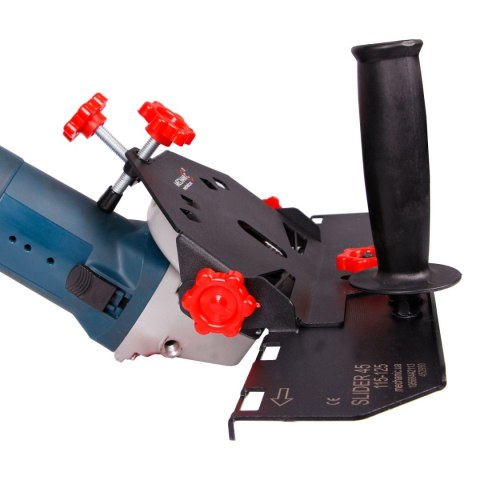 SLIDER/PRZYSTAWKA DO CIĘCIA 45 STOPNI DO SZLIF. KĄT. 125MM SLIDER/PRZYSTAWKA DO CIĘCIA 45 STOPNI DO SZLIF. KĄT. 125MM