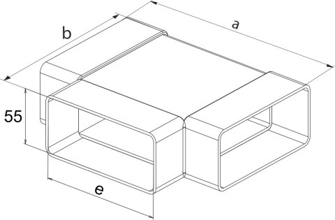 TRÓJNIK PŁASKI 220*55 TRÓJNIK PŁASKI 220*55