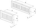 ZAKOŃCZENIE/KRATKA KANAŁU PŁASKIEGO 220*55 ZAKOŃCZENIE/KRATKA KANAŁU PŁASKIEGO 220*55