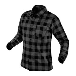 KOSZULA FLANELOWA SZARA ROZMIAR XL NEO