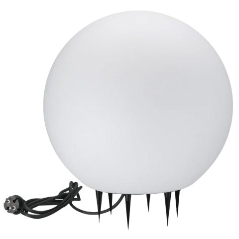 LAMPA OGRODOWA ARGENTO 40 BIAŁA KULA E27 POLUX