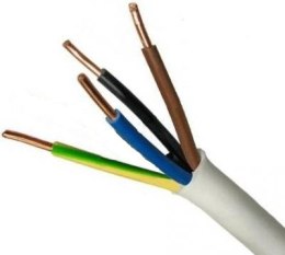 PRZEWÓD YDY 4X2,5 ŻO BIAŁY 450/750V ELPAR