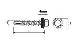WKRĘT SAMOWIERTNY IMPAX Z EPDM OCYNKOWANY 5.5*38MM #5MM ESSVE WKRĘT SAMOWIERTNY IMPAX Z EPDM OCYNKOWANY 5.5*38MM #5MM ESSVE