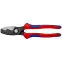NOŻYCE DO KABLI PODWÓJNE OSTRZE 200MM KNIPEX
