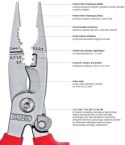 SZCZYPCE DO PRAC ELEKTROINSTALACYJNYCH 200 MM, 6W1 KNIPEX