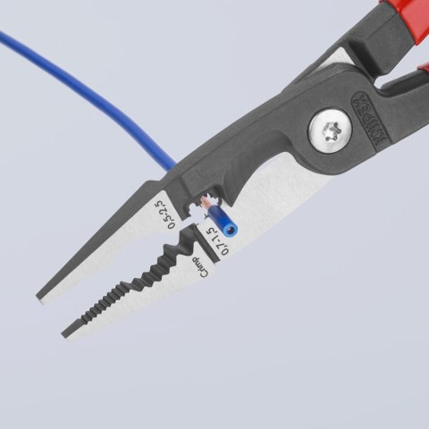SZCZYPCE DO PRAC ELEKTROINSTALACYJNYCH 200 MM, 6W1 KNIPEX
