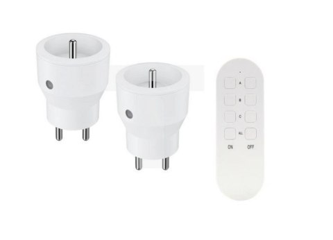 ZESTAW BEZPRZEWODOWYCH GNIAZD MINI, STEROWANYCH PILOTEM 2+1 VIRONE