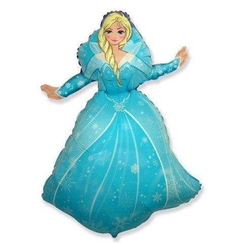 Balon Foliowy Księżniczka Elsa - Kraina Lodu, 90 cm Balon Foliowy Księżniczka Elsa - Kraina Lodu, 90 cm