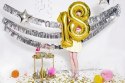 Balon foliowy Cyfra 1, 86cm, złoty Balon foliowy Cyfra 1, 86cm, złoty