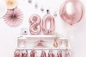 Balon foliowy Cyfra 8, 35cm, Rose Gold różowe złoto Balon foliowy Cyfra 8, 35cm, Rose Gold różowe złoto