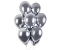 Balony lateksowe, Srebrne Shiny chrom, 33cm, 50 szt. Balony lateksowe, Srebrne Shiny chrom, 33cm, 50 szt.