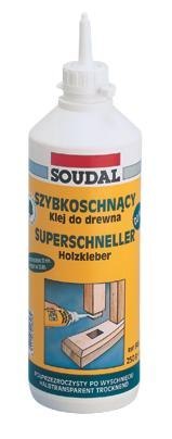 KLEJ DO DREWNA 64A SZYBKOSCHNĄCY 750ML SOUDAL