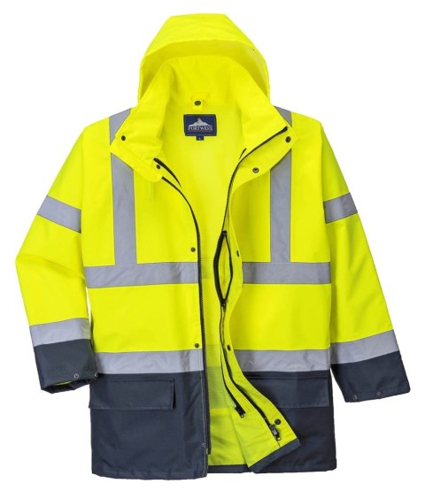 KURTKA OSTRZEGAWCZA OCIEPLANA S766YNR HI-VIS 5W1 XL PORTWEST
