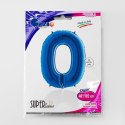 Balon Foliowy Cyfra 0 Niebieska - 102 cm Grabo Balon Foliowy Cyfra 0 Niebieska - 102 cm Grabo