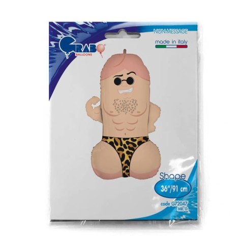 Balon Foliowy Mr Dick, Penis, 91cm Balon Foliowy Mr Dick, Penis, 91cm