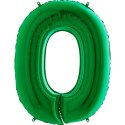 Balon foliowy Cyfra 0 Zielona - 102 cm Grabo Balon foliowy Cyfra 0 Zielona - 102 cm Grabo