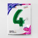 Balon foliowy Cyfra 4 Zielona - 102 cm Grabo Balon foliowy Cyfra 4 Zielona - 102 cm Grabo