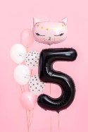 Balon foliowy Cyfra 5 czarna, 86cm Balon foliowy Cyfra 5 czarna, 86cm