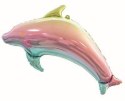 Balon foliowy DELFIN, tęczowy - 93 cm Balon foliowy DELFIN, tęczowy - 93 cm