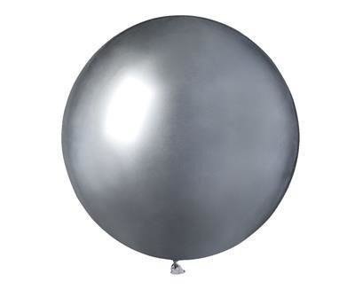 Balony lateksowe, Srebrne Shiny chrom, 47,5 cm, 25 szt. Balony lateksowe, Srebrne Shiny chrom, 47,5 cm, 25 szt.