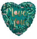 EKO Balon Foliowy serce boho, I love you, 46 cm EKO Balon Foliowy serce boho, I love you, 46 cm