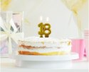 Świeczka na tort 18, na osiemnastkę, liczba „18" Świeczka na tort 18, na osiemnastkę, liczba „18"
