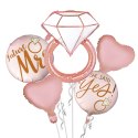 Zestaw balonów na Wieczór Panieński, Rose Gold, 5 szt. Zestaw balonów na Wieczór Panieński, Rose Gold, 5 szt.
