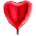 Balon Foliowy - Czerwone Serce 46 cm, Grabo Balon Foliowy - Czerwone Serce 46 cm, Grabo