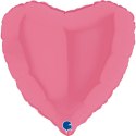 Balon Foliowy - Pastelowy Różowy, guma balonowa Serce 46 cm, Grabo Balon Foliowy - Pastelowy Różowy, guma balonowa Serce 46 cm, Grabo