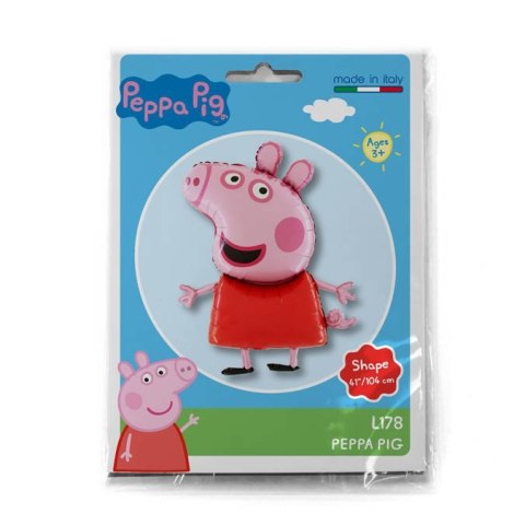 Balon Foliowy - Świnka Peppa, 104cm pakowany Balon Foliowy - Świnka Peppa, 104cm pakowany