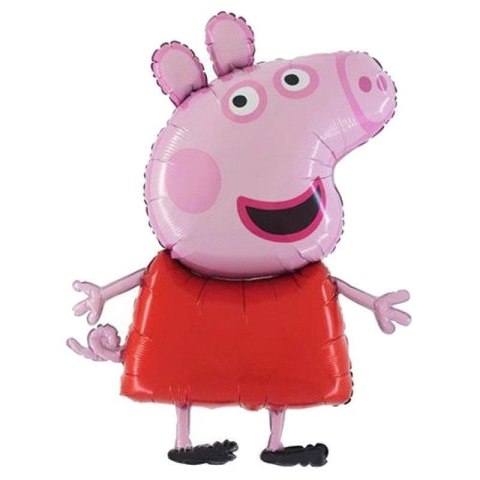 Balon Foliowy - Świnka Peppa, 104cm pakowany Balon Foliowy - Świnka Peppa, 104cm pakowany