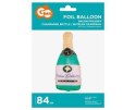 Balon foliowy Butelka Szampana, 73x31 cm Balon foliowy Butelka Szampana, 73x31 cm