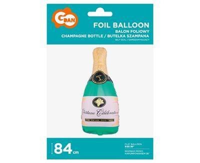 Balon foliowy Butelka Szampana, 73x31 cm Balon foliowy Butelka Szampana, 73x31 cm