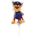 Balon foliowy Chase Psi Patrol mini, na patyk 35 cm Balon foliowy Chase Psi Patrol mini, na patyk 35 cm