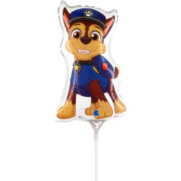 Balon foliowy Chase Psi Patrol mini, na patyk 35 cm
