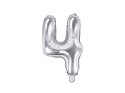 Balon foliowy Cyfra 4, 35cm, srebrny Balon foliowy Cyfra 4, 35cm, srebrny