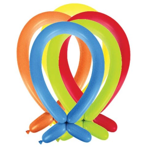 Balony do modelowania 160 - Mix kolorów 50 szt. Balony do modelowania 160 - Mix kolorów 50 szt.