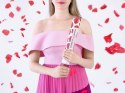 Tuba strzelająca płatkami róż, bordowe, 40cm Tuba strzelająca płatkami róż, bordowe, 40cm