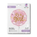 Balon Foliowy - Różowy It's A Girl 46cm Balon Foliowy - Różowy It's A Girl 46cm