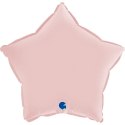 Balon Foliowy - Satynowa Pastelowa Różowa Gwiazdka 46 cm, Grabo Balon Foliowy - Satynowa Pastelowa Różowa Gwiazdka 46 cm, Grabo