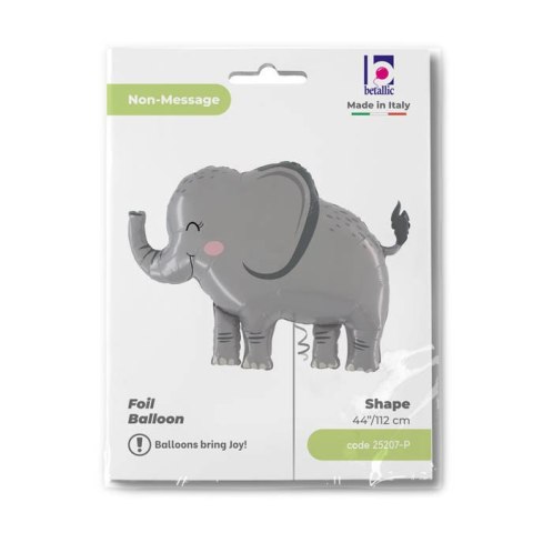 Balon Foliowy Słoń, dżungla Safari 112 cm Balon Foliowy Słoń, dżungla Safari 112 cm