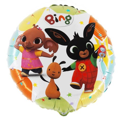 Balon Foliowy królik Bing 46 cm pakowany Balon Foliowy królik Bing 46 cm pakowany